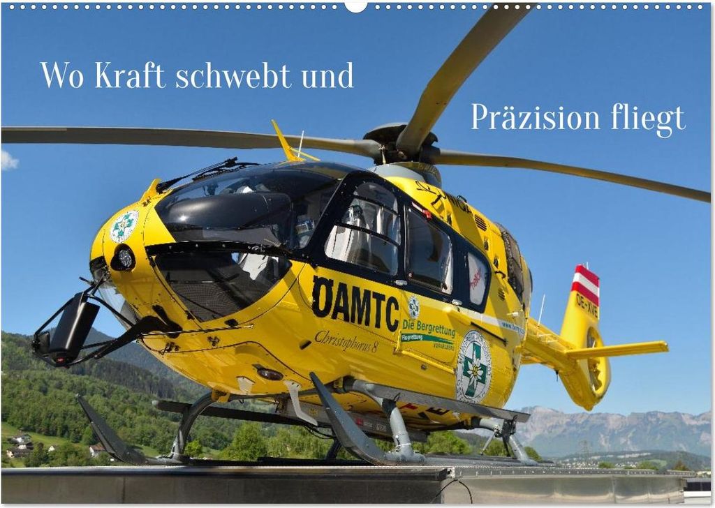 Wo Kraft schwebt und Präzision fliegt (Wandkalender 2027 DIN A2 quer), CALVENDO Monatskalender