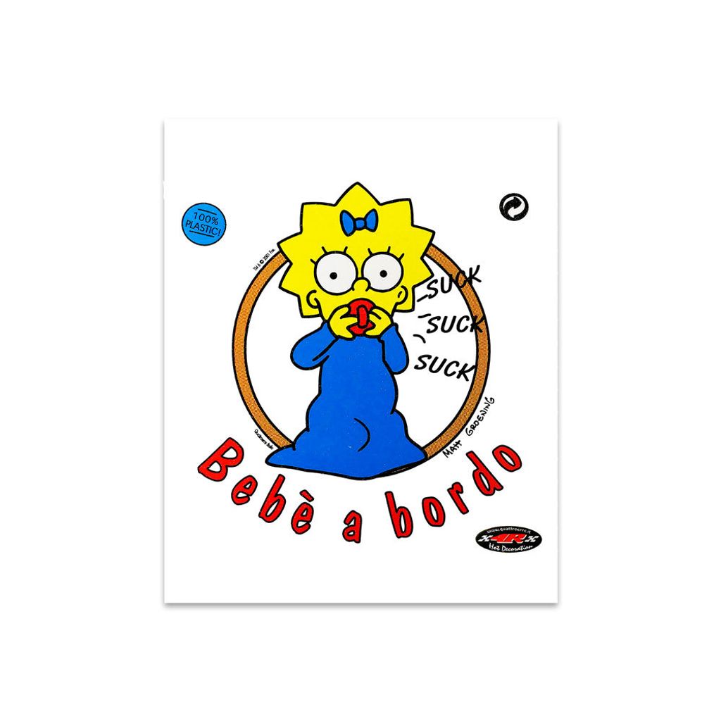 Sticker Maggie an Bord 14 x 16 cm