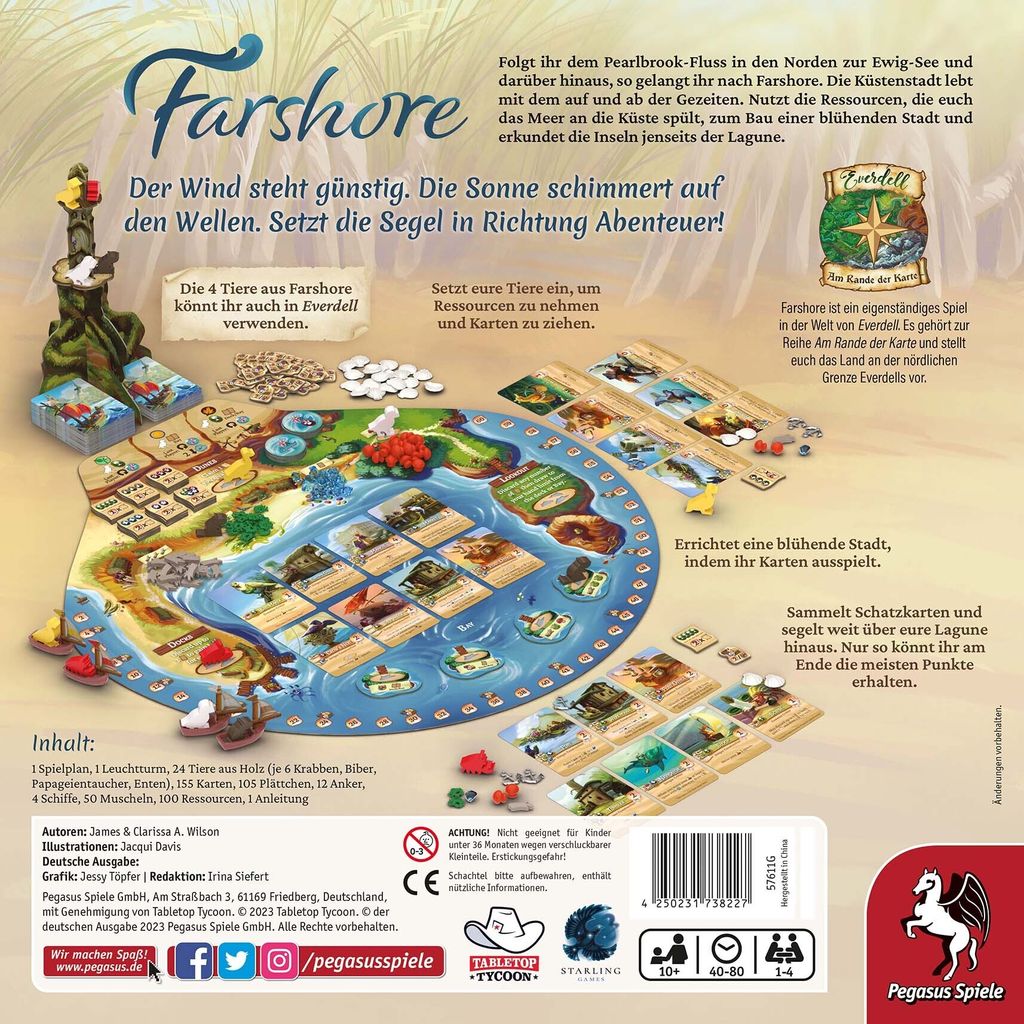 Farshore - Ein Spiel in der Welt von Everdell Produktbild 2