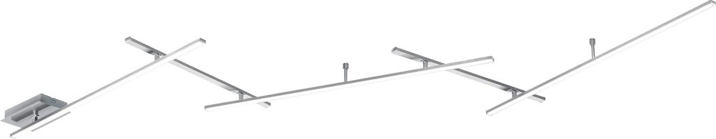 LED stropné svietidlo - Matný nikel - Kov - Š 245 cm - Obrázok produktu 