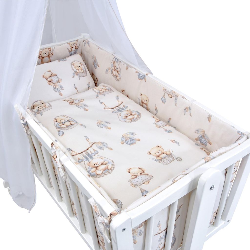 Baby-Delux Wiegenset Bettwäsche Set 6-tlg für Babywiege Produktbild 