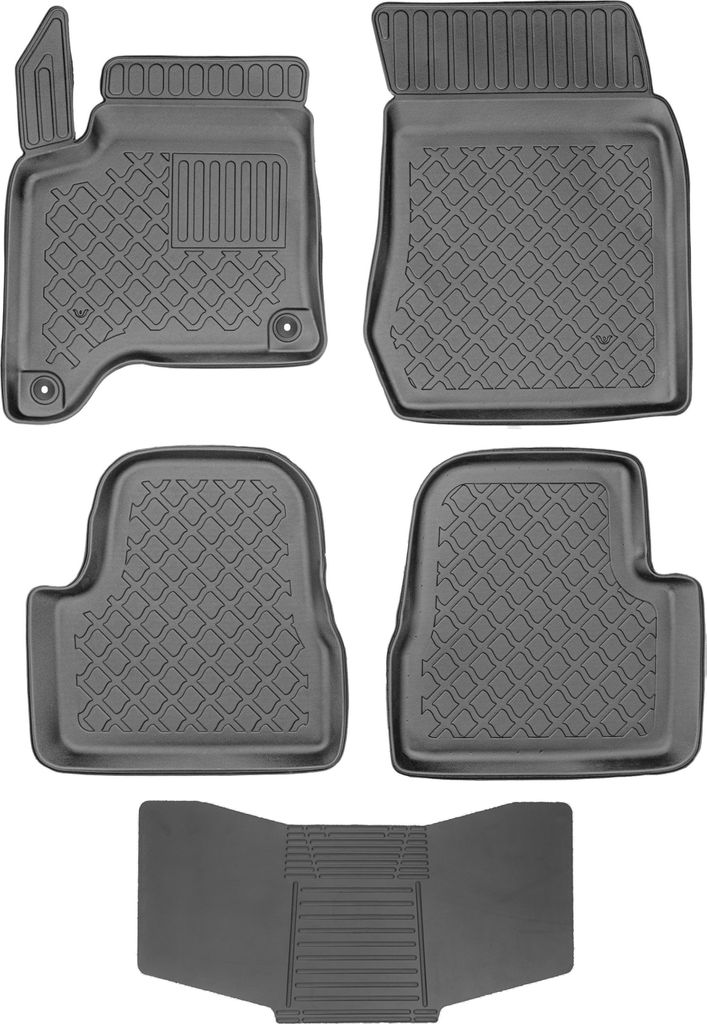 Fußmatten ARISTAR 604431 + ABDECKUNG 251992 – Peugeot 208 Hybrid ab 2023 / Opel Corsa F Hybrid ab 2024 (Hybridversion) STOP. CP2 Fahrer einbauen