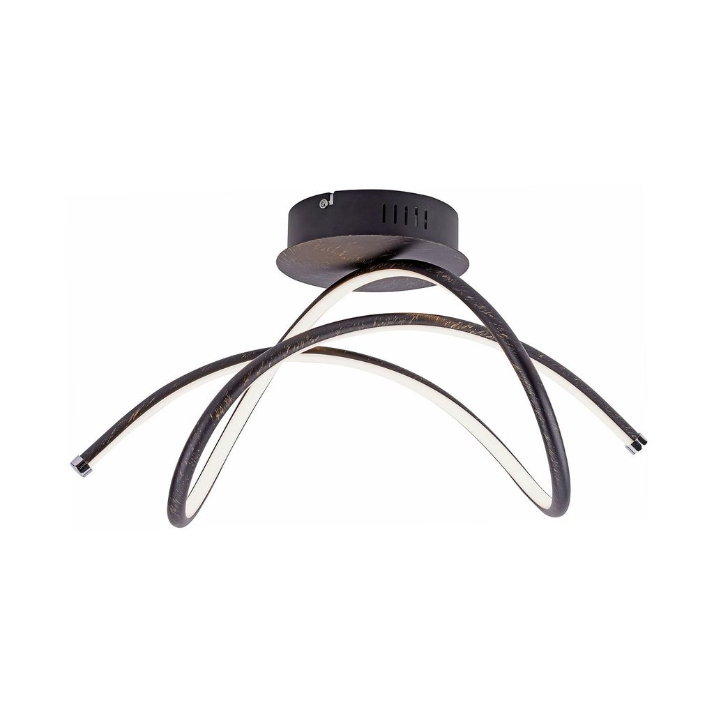 Just Light Led Deckenleuchte Lampe Leuchte Violetta Deckenleuchte Rost Stahl