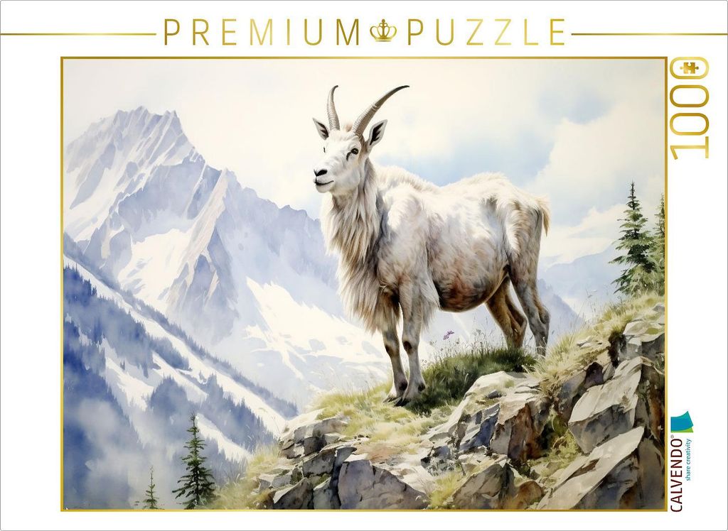 CALVENDO Puzzle Ein Motiv aus dem Kalender "Die Magie der Bergwelt" | 1000 Teile Lege-Größe 64x48cm Foto-Puzzle für glückliche Stunden