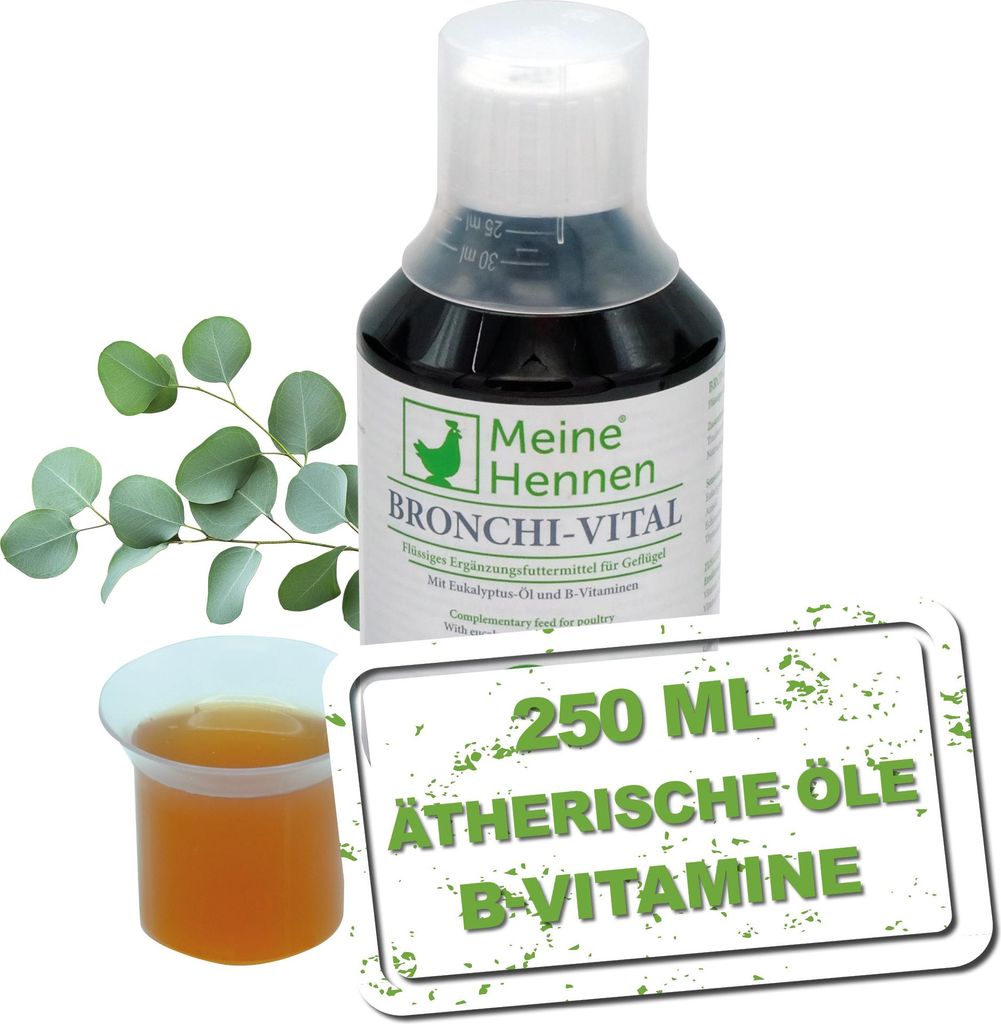 Bronchi-Vital - 250 ml - Trinkwasserzusatz mit Eukalyptus - MeineHennen