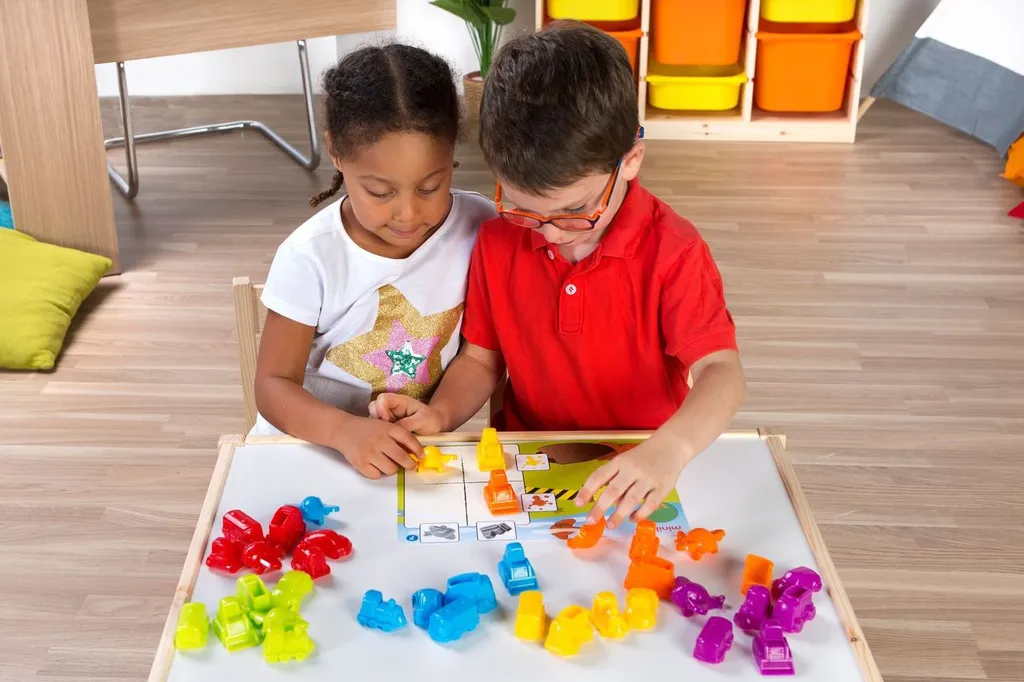 Miniland Sort & Count Vehicles Jouets Éducatifs Multicolores One Size - 3