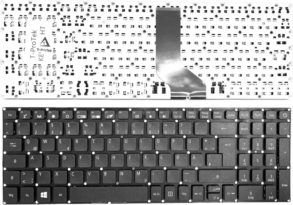 Clavier pour Acer Aspire 3 A315-52 - Disposition Allemande pour Saisie