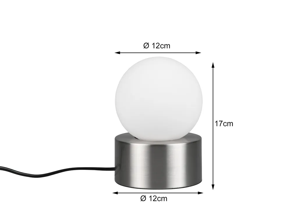Lampada Touch COUNTESS Argento RL R59051007 | E14 LED Compatible - 6