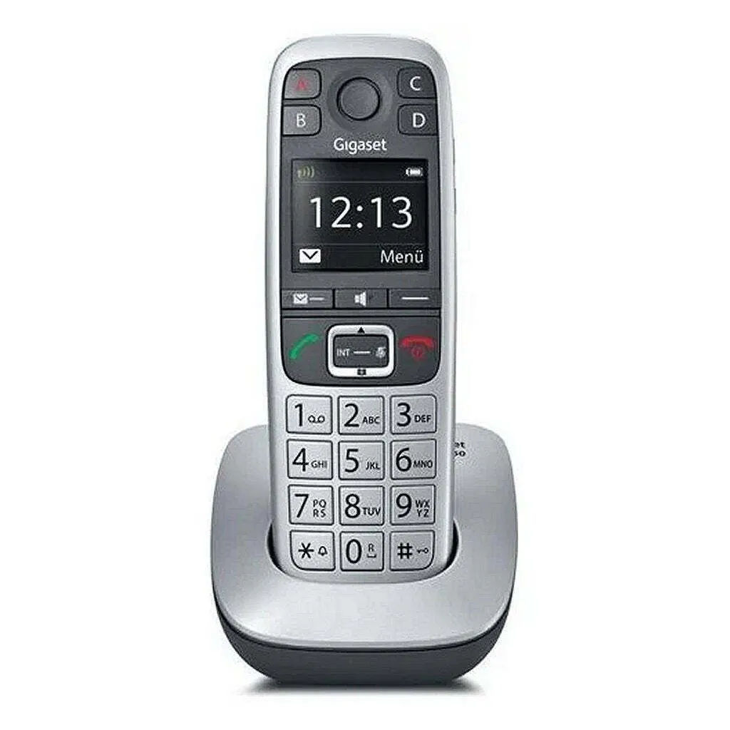 Gigaset E560 Dect argent : Téléphone à larges touches et grand écran