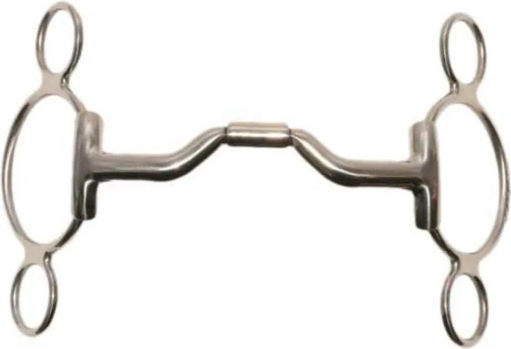 Metalab Elite 3-ring-gebiss Mit Brücke Silber 12.5 cm Silber 12.5 cm