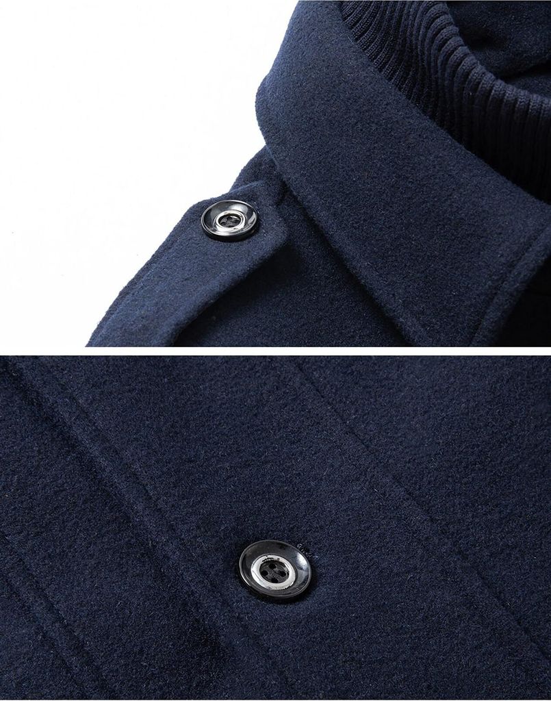 Herren Wintermantel, Slim Fit Zweiteiliger Mantel für Produktbild 4
