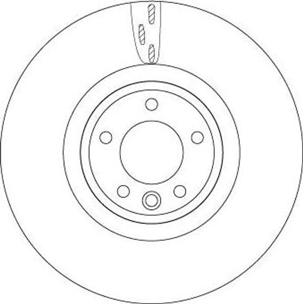 Disque de frein anti-vibration TRW DF6957S pour Range Rover OE