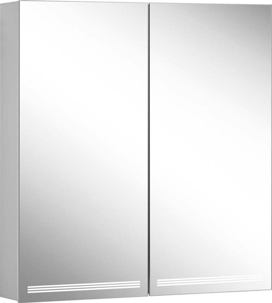 Schneider GRACE TW Lichtspiegelschrank, 2 Türen 35/35cm, 695x120x700mm, dimmbar, 2000-6500K, 116.470.01.50
