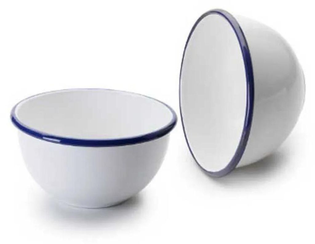 Bol en émail BLEU et BLANC O 14 cm Image du produit 