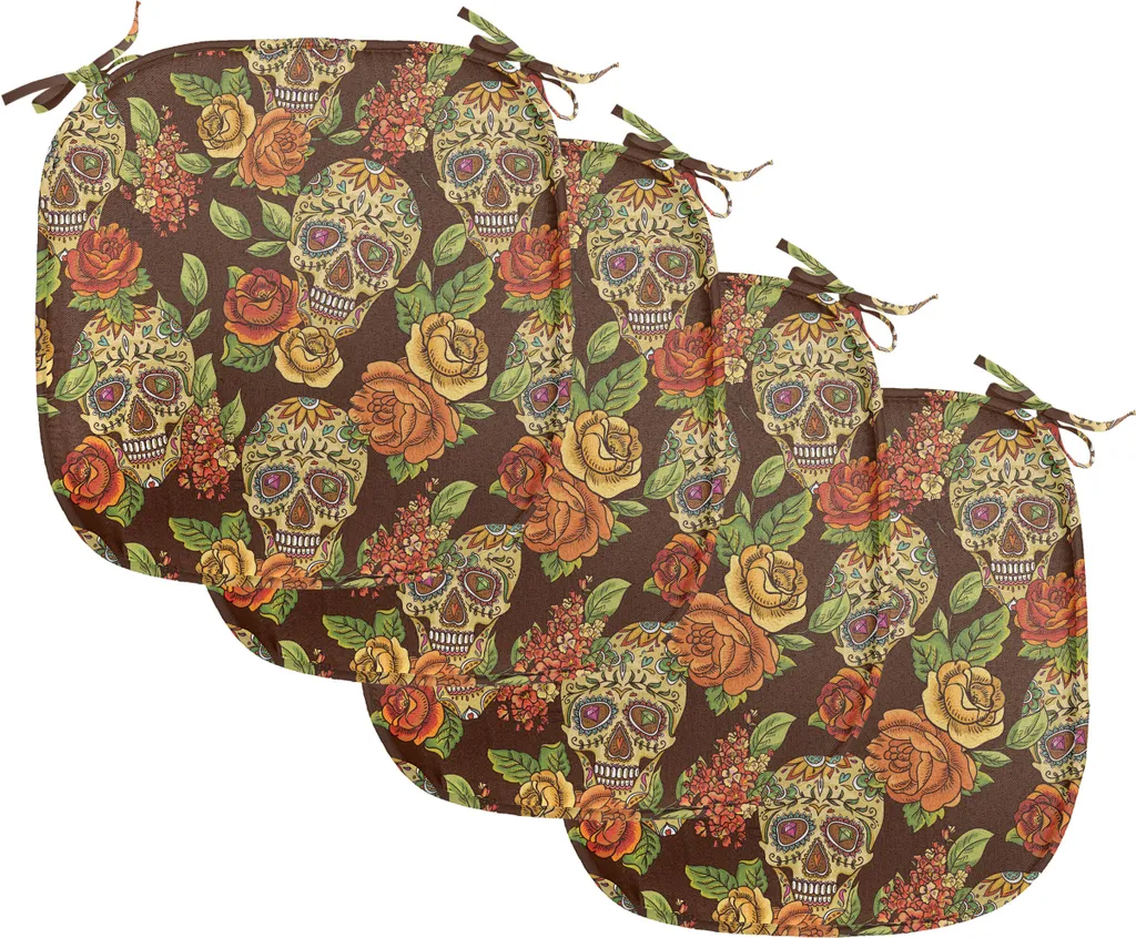 Coussins de Chaise Fixes et Imperméables contre l'Assise Rigide Lot 4