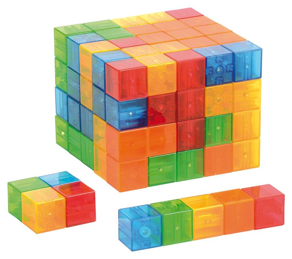 EDUPLAY 120969 Set di cubi magnetici da 100 pezzi Immagine del prodotto 