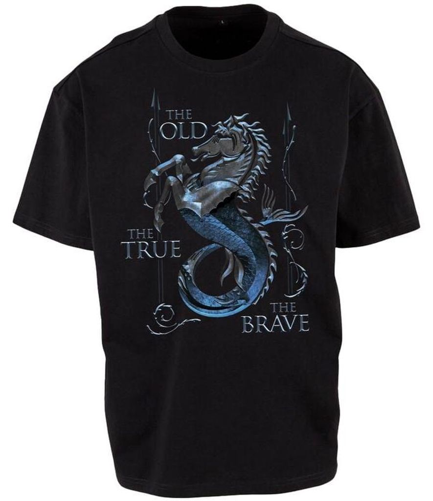 Game Of Thrones T-Shirt Uni House of the Dragon - The Old The True The Brave schwarz L