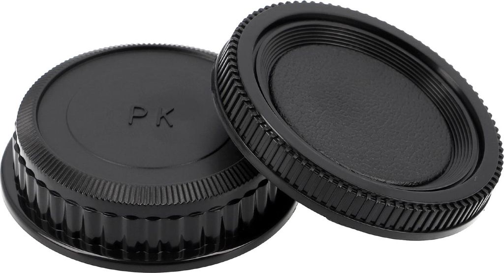 Kameragehäusedeckel & Objektivrückdeckel Set für Pentax K – Schutzkappen für Kamera & Objektiv