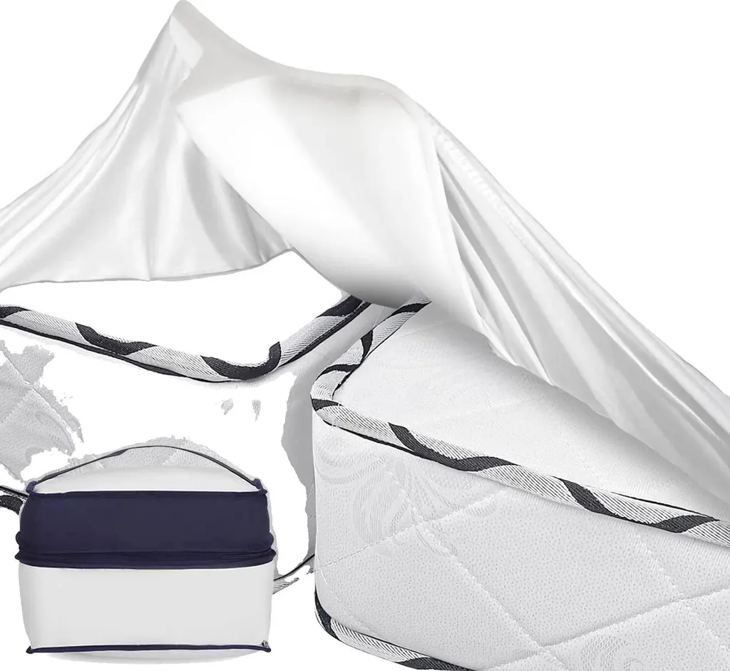 Raccord de Matelas Blanc Universel et Connecteur de Lit Double Confort