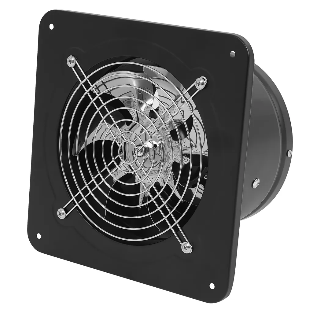 Ventilateur de salle de bain 220V en métal tubulaire pour mur et WC