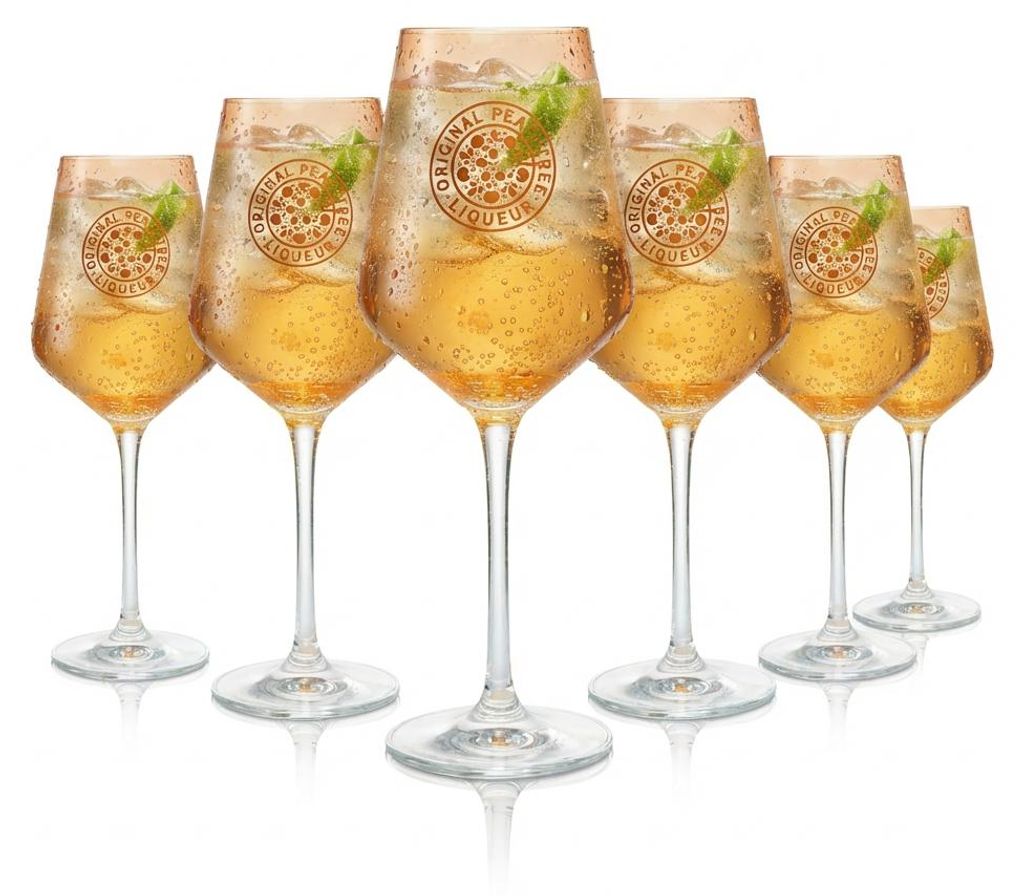 6x Peachtree Weinglas 0,35l Aperitifgläser Cocktailgläser Produktbild 
