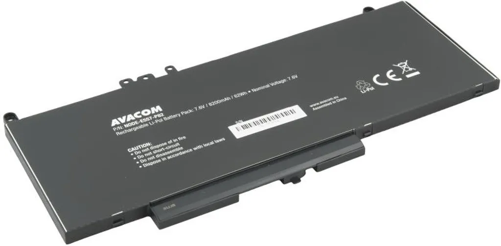 Batterie Interne pour Ordinateur Portable Dell Latitude E5570 62Wh