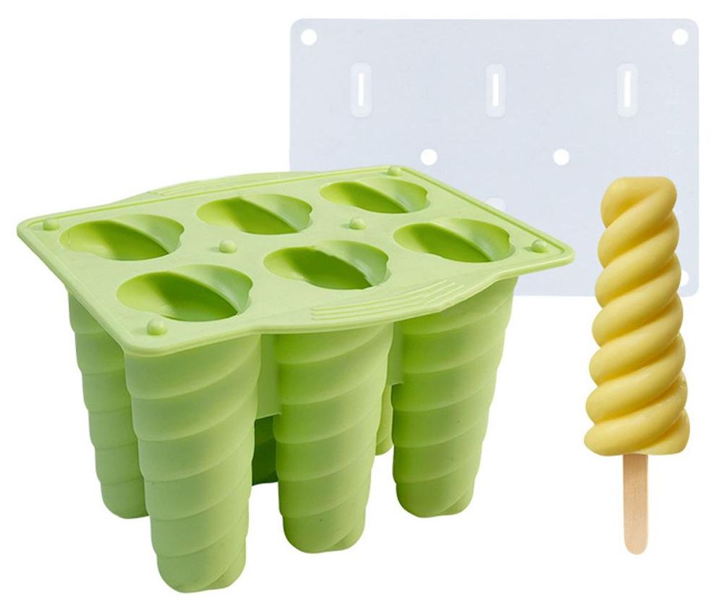 Silikon-Eisform 12er-Set, Lebensmittelecht, Mit Deckel Für Produktbild 