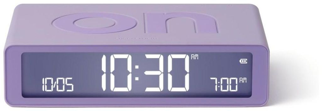 Lexon - Réveil Flip Classic (violet) Image du produit 