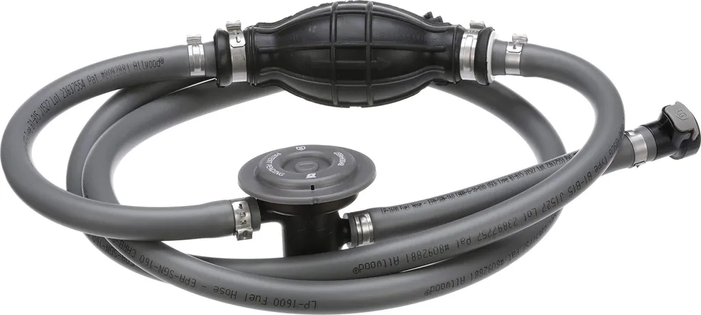Tuyau de carburant 3/8 pouce avec poire d'amorçage pour bateau 6ft