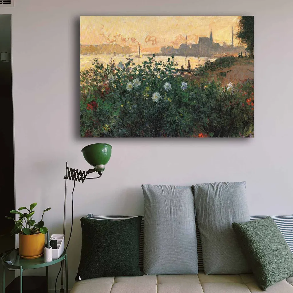 Wallity Quadro Impressionista Monet 70x100 Stampa su Tela 100% Cotone