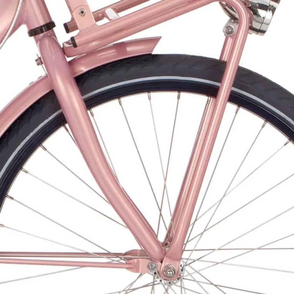 Vélo fille Cortina U4 24 pouces rose acajou idéal pour le collège
