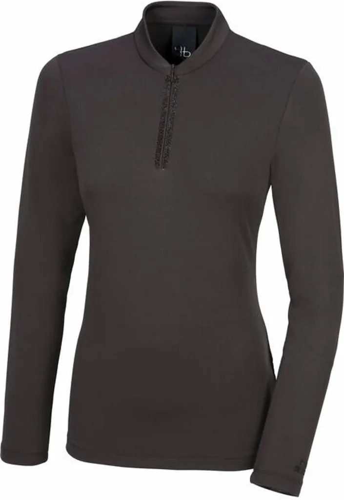 Pikeur Zip Shirt : Confort et Liberté de Mouvement Chemise Femme Marron 44