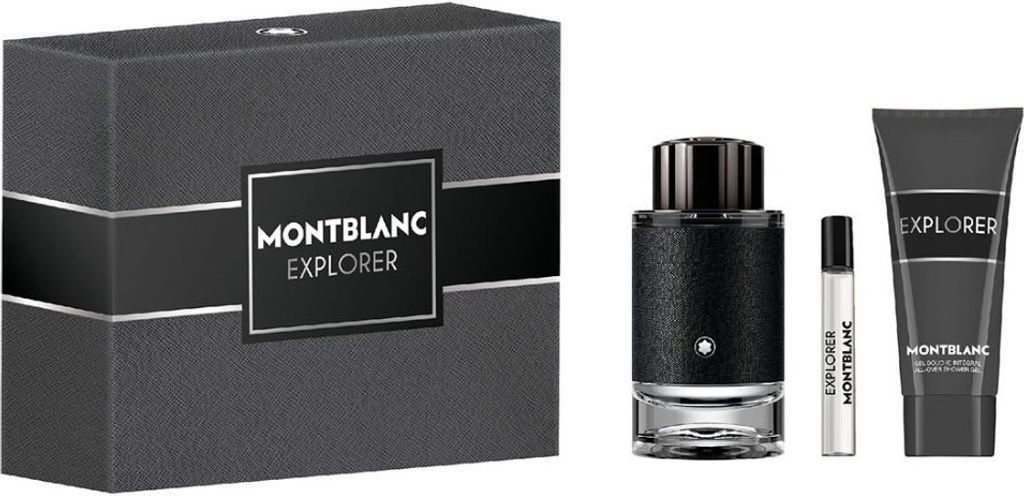 Montblanc Explorer EDP 100 ml + EDP MINI 7,5 ml + SG 100 ml Produktbild 