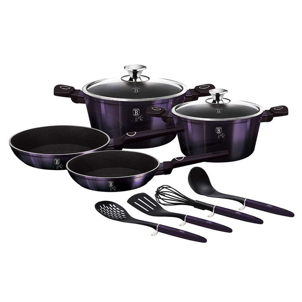 Berlinger Haus zestaw garnków 10 elementów Purple 35648 Zdjęcie produktu 