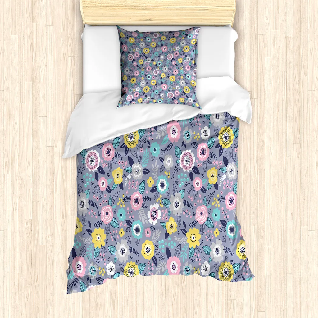 Copripiumino Singolo Astratto ABAKUHAUS Multicolore 135x200 cm