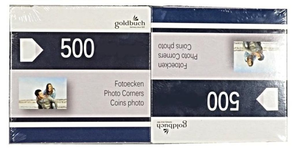 Goldbuch Fotoecken 2x500 Doppelpack Fotokleber