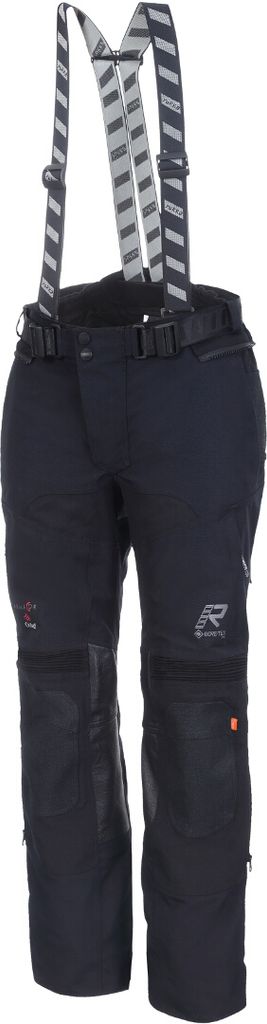 Rukka Shield-R Motorrad Textilhose, schwarz/schwarz, 56