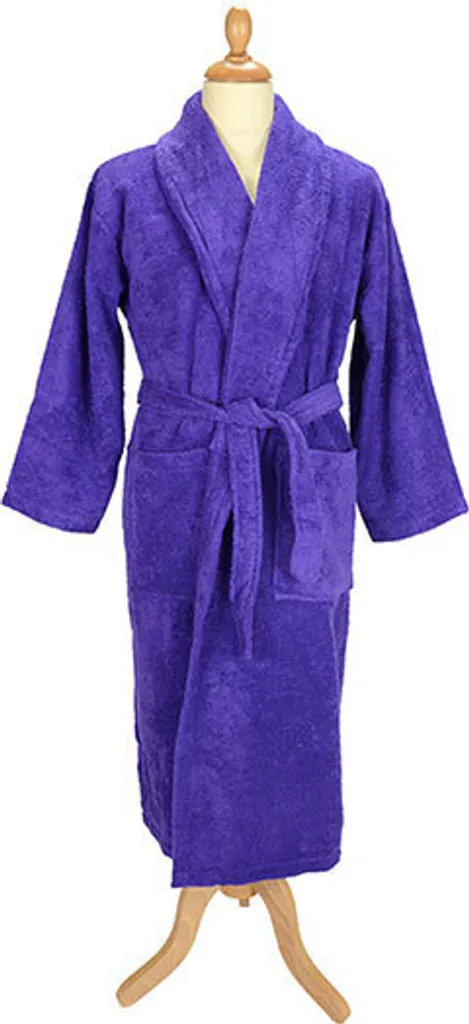 Accappatoio Uomo XXL Viola A&R: Comfort Oeko-Tex Post Palestra/Spa