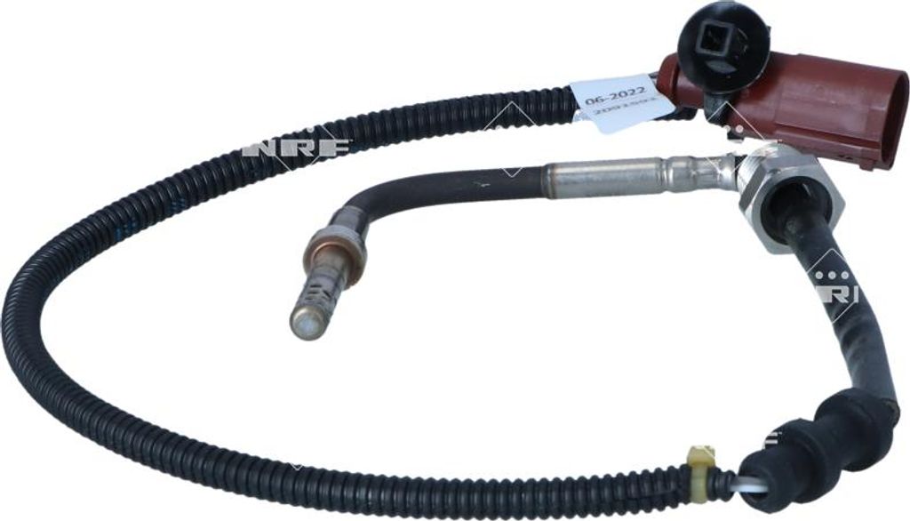 Sensor Abgastemperatur 2-polig 481 mm Kabel NRF für u.a. VW POLO