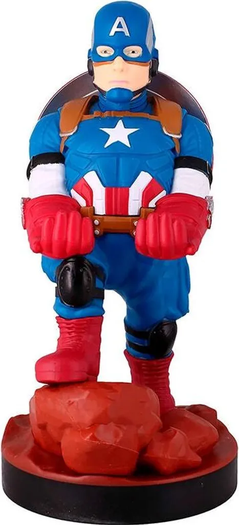 Support de serrage Captain America avec câble 20 cm pour figurine Marvel