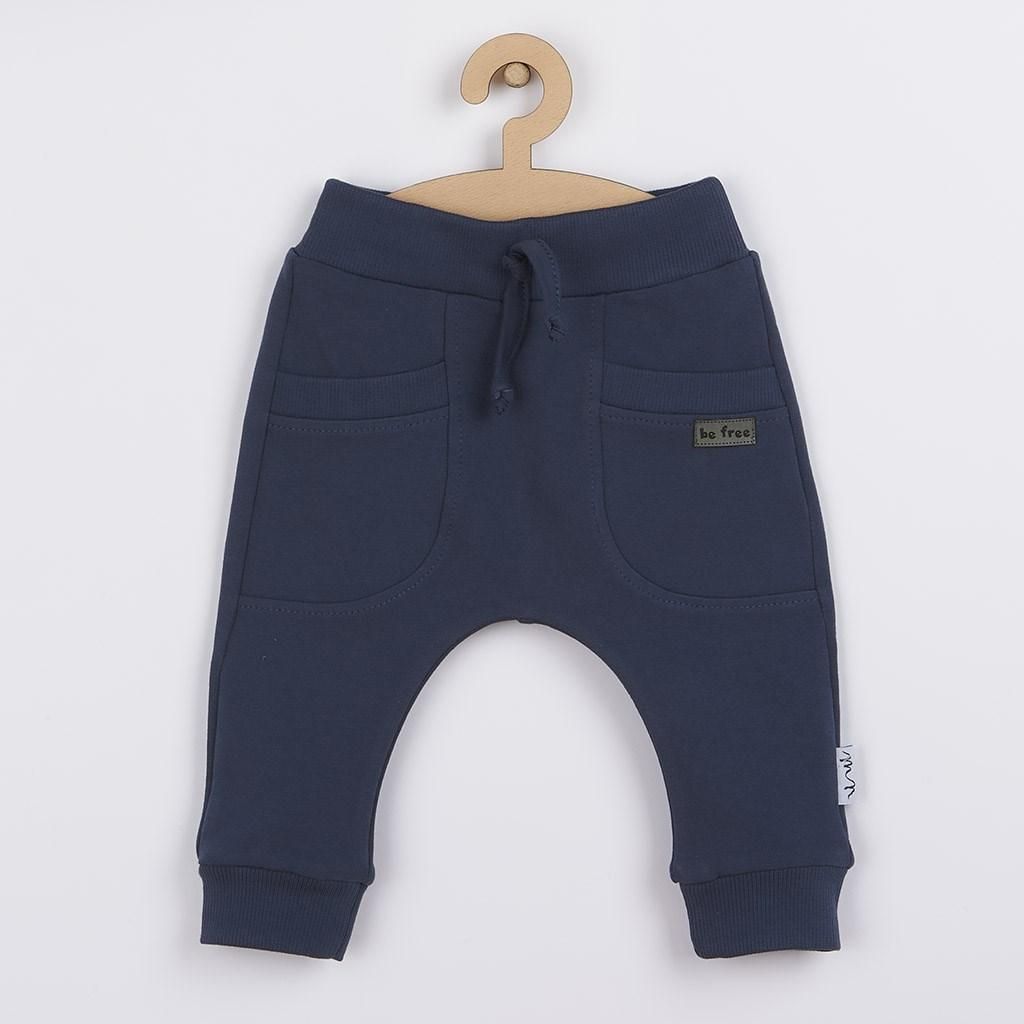 Pantaloni in cotone per neonati Nicol Max dark, taglia 56 Immagine del prodotto 