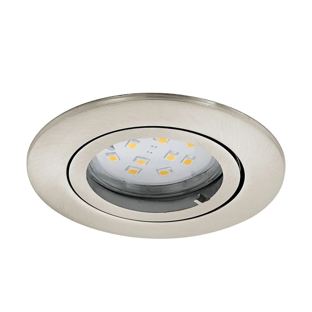 Eglo 31689 Tedo spot encastrable en fonte d'aluminium nickel mat