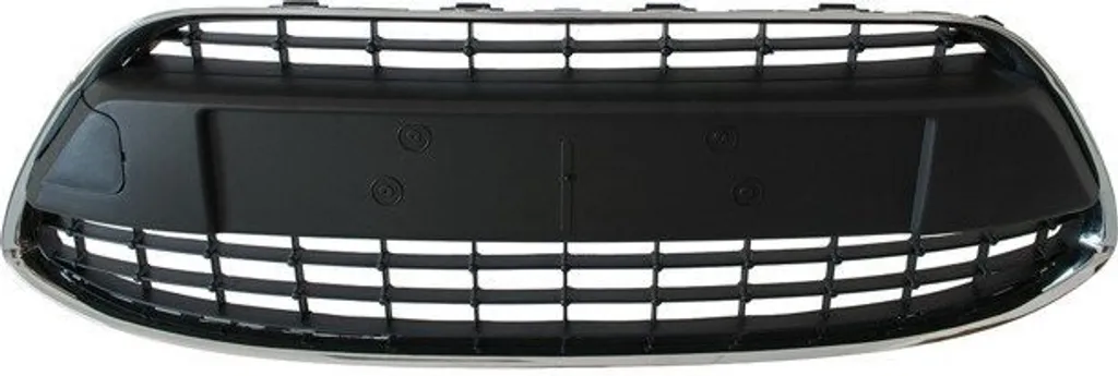 Grille de Pare-chocs Centrale Noire et Chrome pour Ford Fiesta 2008-2011