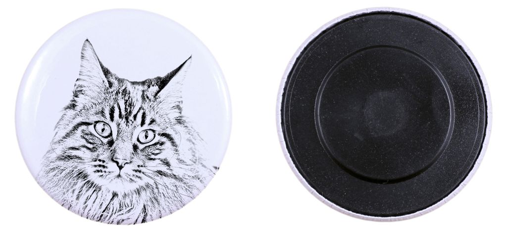 Maine Coon - Sammlung von einzigartigen Magneten, eigenes Foto, Marke Art-Dog