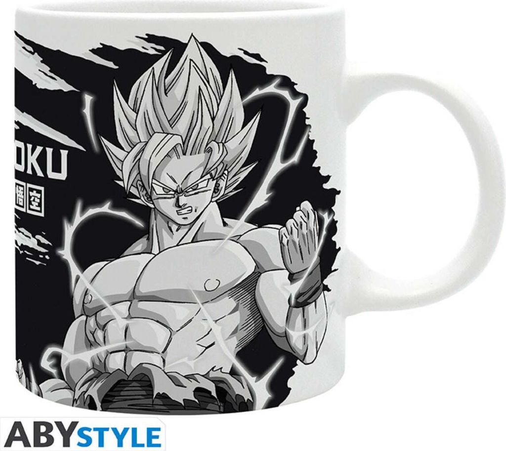 Dragon Ball Goku B&W Subli Tasse (320 ml) Produktbild 