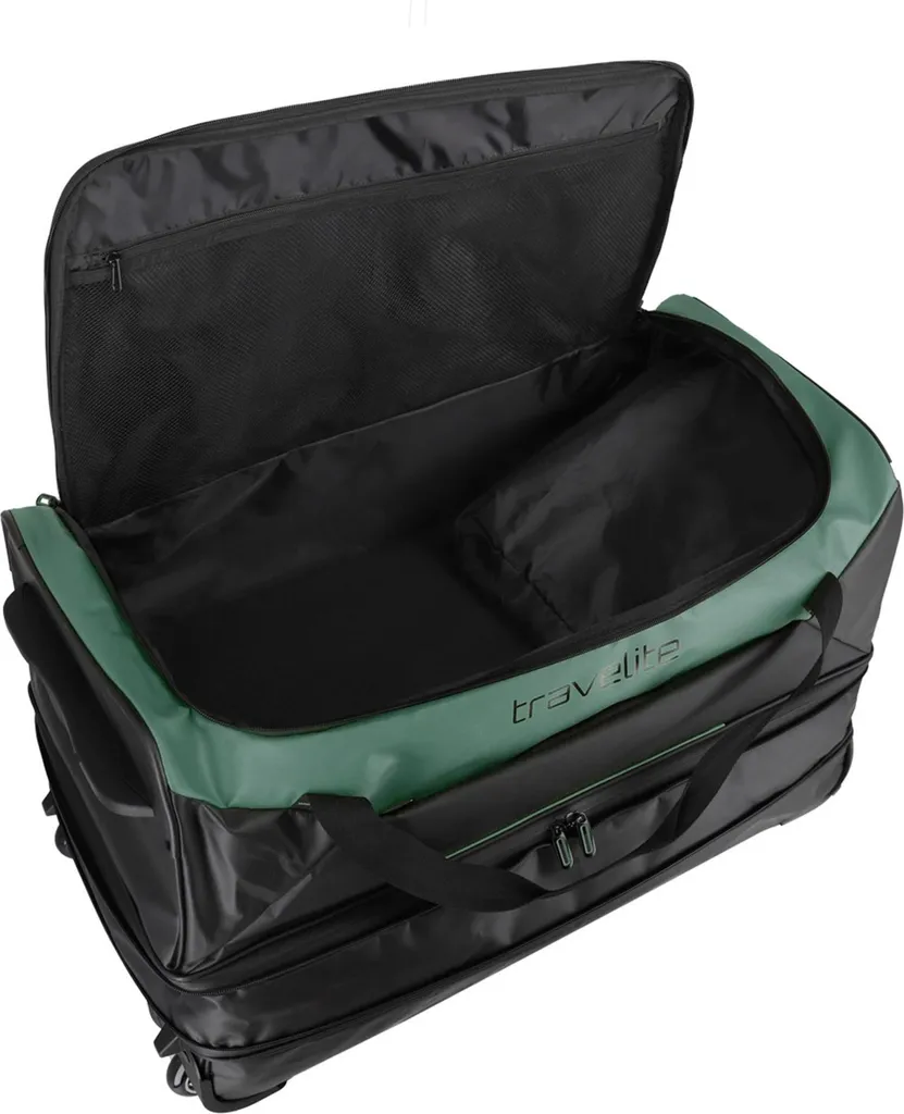 Sac de voyage trolley extensible grand volume 98L vert - 6