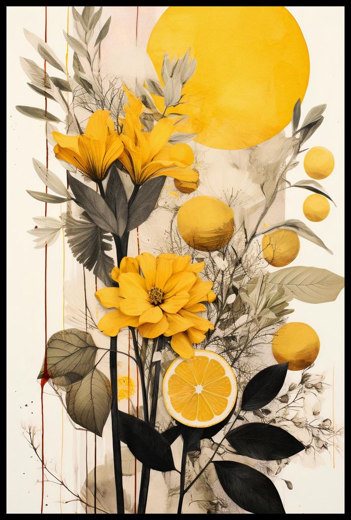 Plakat 61x91,5cm Zitrus Begeisterung