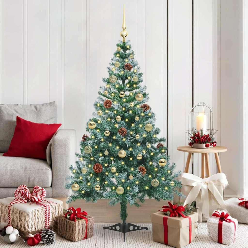 Best Möbel Künstlicher Weihnachtsbaum Grün 150 cm PVC und Stahl - Künstliche Weihnachtsbäume Cloris Neu5114445 2parcel