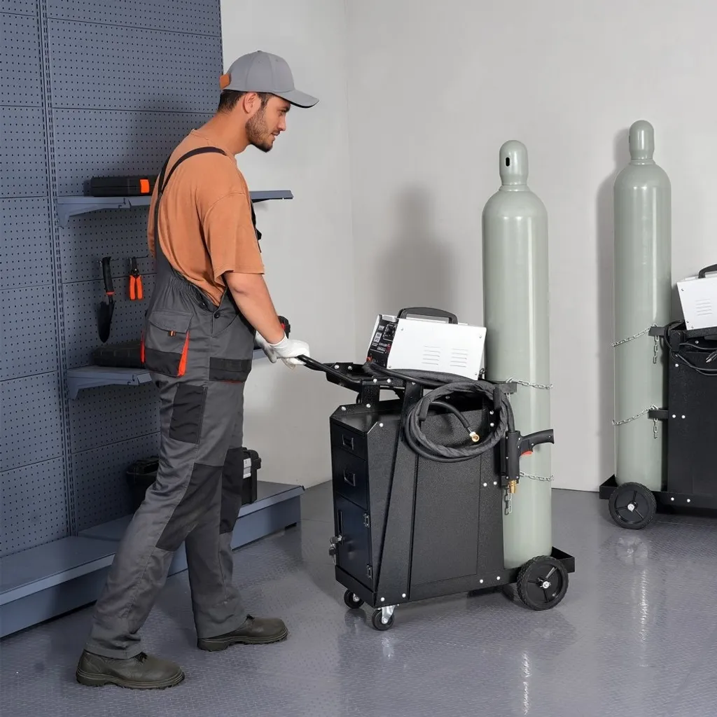 Poste de soudage mobile Schweißermobil - Idéal garage et ferronnerie - 8
