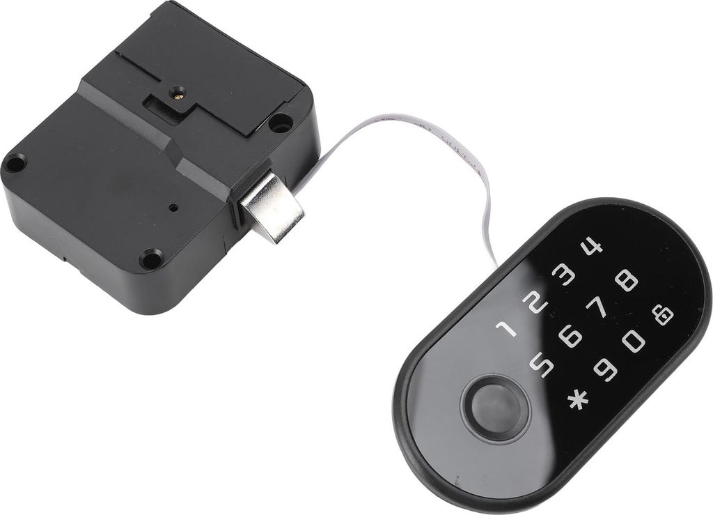 Fingerprint Cabinet Lock 3 Unlock Ways Keyless Smart Biometric Cabinet Password Lock Drawer Lock mit USB Key für Haus und Büro